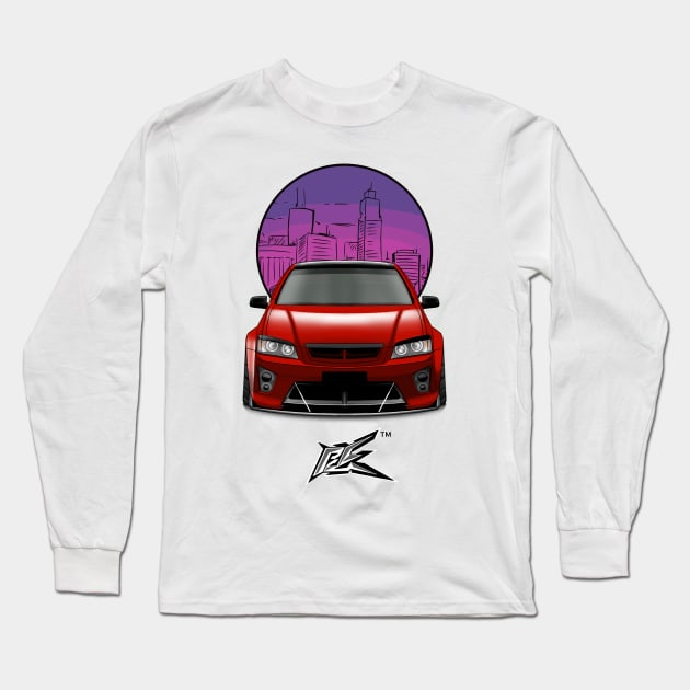 holden commodore ve ute red Long Sleeve T-Shirt by naquash